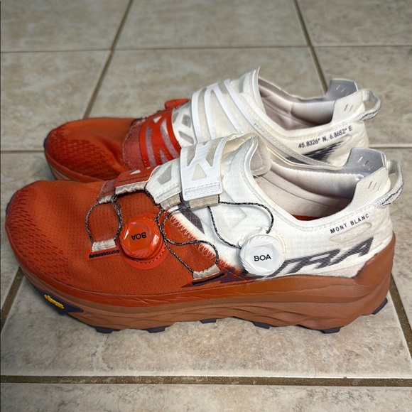 Altra Men's Athletic Shoes in White and Orange - Picture 3 of 8
